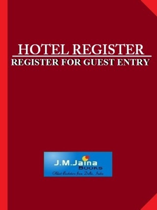 Hotel Register 400 Pages
